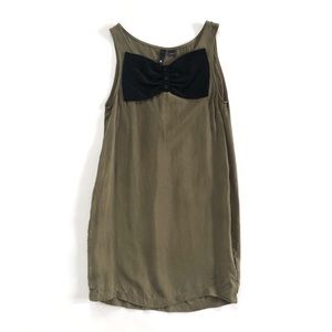 H&M Olive Green Loose Fitting Dress
